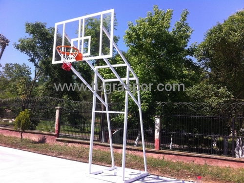 Dört Direkli 10mm Cam Panyalı Sabit Model Basketbol Potası 